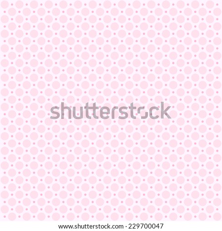 Primitive retro polka dots background in shabby chic style ideal for baby shower
