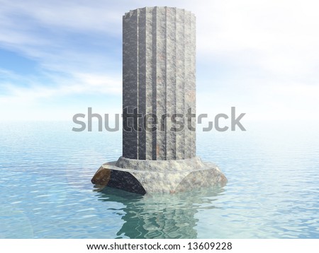 antique column
