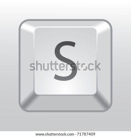 s keyboard key