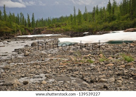 In Russia, in 100 km to the East of Norilsk, is a picturesque edge of the plateau Putorana plateau. There is all the rivers, lakes, waterfalls, canyons, deer and bears.