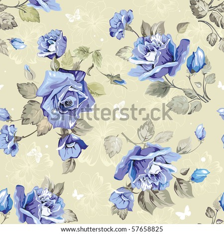 wallpaper blue butterfly. lue roses and utterfly,