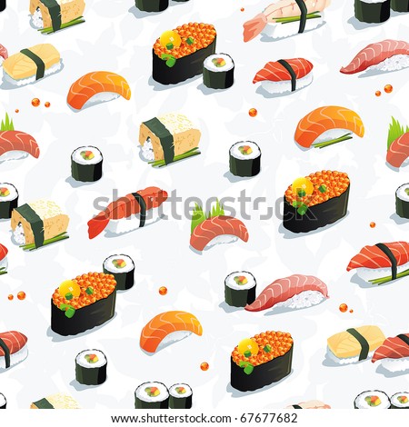 Sushi Pattern