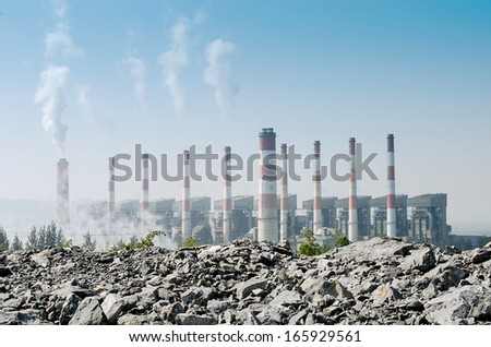Mae Moh coal power plant in Lampang, Thailand.