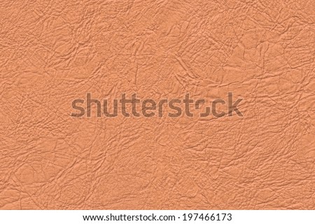 Photograph of coarse, wrinkled artificial leather Orange texture sample