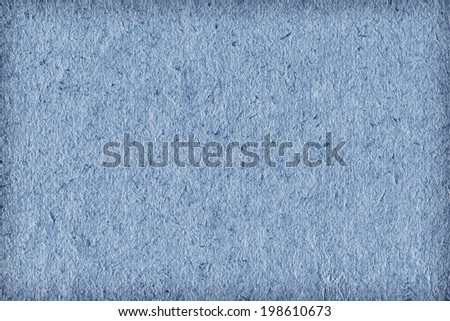 Photograph of recycle Powder blue paper, extra coarse grain, vignette, grunge texture sample
