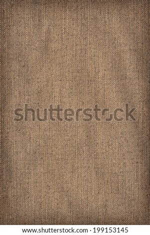 Photograph of artist\'s Linen coarse grain, canvas vignette, grunge texture sample