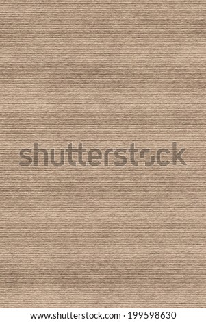 Photograph of old recycle, striped kraft Beige paper, coarse grain, grunge texture sample