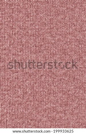 Photograph of Dark, Pale Pink, woven woolen fabric, grunge texture sample