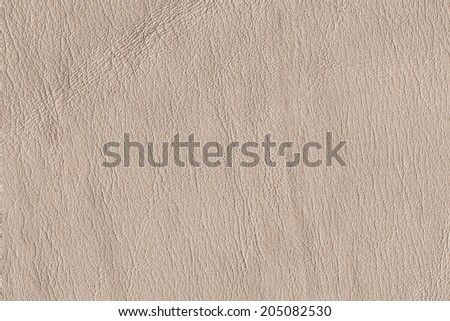 Photograph of old, weathered, rough, creased, coarse grained, exfoliated Off White leather grunge texture sample