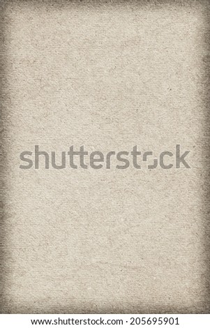 Photograph of recycle watercolor paper, coarse grain, Off White, vignette, grunge texture sample