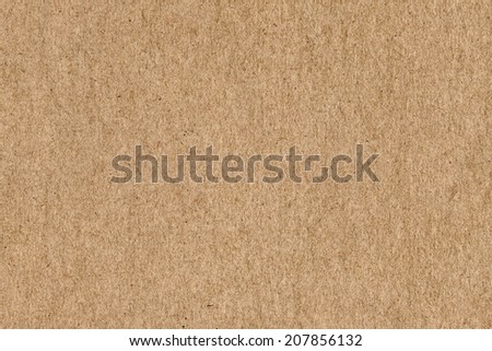 Photograph of Light Brown Recycle Paper, coarse grain, grunge texture sample.