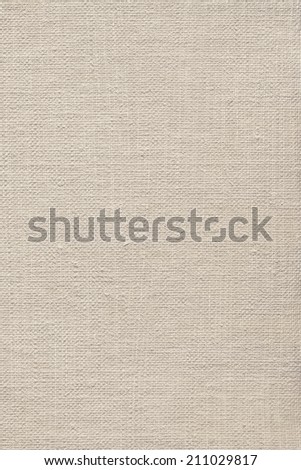 Photograph of primed artist\'s Linen duck, extra coarse grain canvas, roughly treated, Off White, grunge texture sample