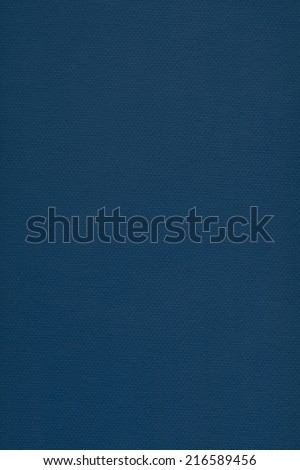 Photograph of deep Marine Blue recycle paper, extra coarse grain, grunge texture sample.