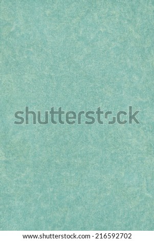 Photograph of light Emerald Blue recycle striped paper, extra coarse grain, grunge texture sample.