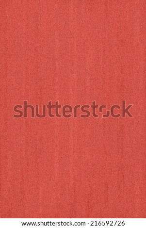 Photograph of vivid, saturated China Red recycle striped paper, extra coarse grain, grunge texture sample.