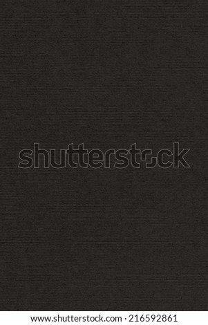 Photograph of dark Charcoal Black recycle striped paper, extra coarse grain, grunge texture sample.