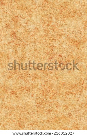 Photograph of an old animal skin parchment, creased, coarse grained, mottled, light Yellow Ocher grunge texture sample