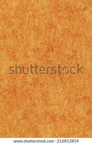 Photograph of an old animal skin parchment, creased, coarse grained, mottled, Red Ocher grunge texture sample