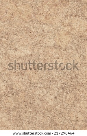 Photograph of light Brown recycle paper, extra coarse grain, mottled, stained, grunge texture sample.