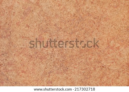 Photograph of Light Brown recycle paper, extra coarse grain, mottled grunge texture sample.