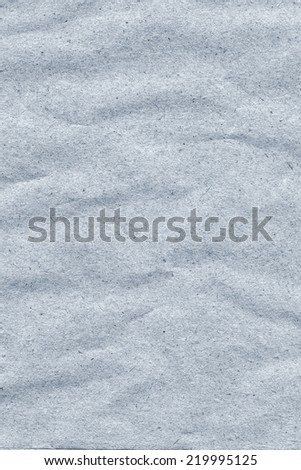 Photograph of Powder Blue Recycle Paper, coarse grain, crumpled grunge texture sample.