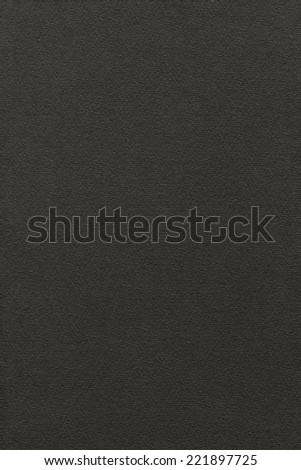Photograph of Charcoal Black Striped Pastel Paper, coarse grain, grunge texture sample.
