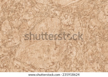 Photograph of Brown Striped Pastel Paper, coarse grain, bleached, blotted, mottled grunge texture sample.