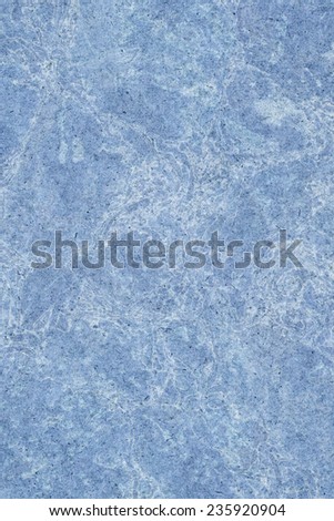 Photograph of Recycle Kraft Powder Blue Paper, coarse grain, blotted, mottled, spotted, grunge texture.