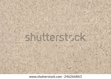 Photograph of Recycle Beige Paper, coarse grain, bleached, mottled, grunge texture sample