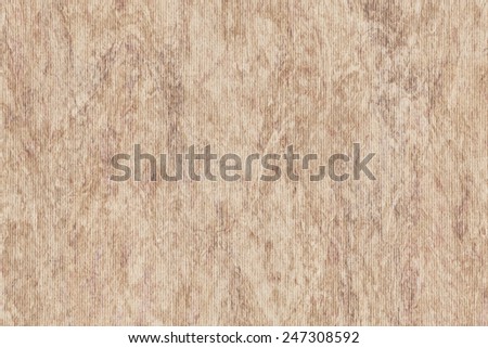 Photograph of Recycle Light Brown Striped Pastel Paper, coarse grain, bleached, mottled grunge texture sample.