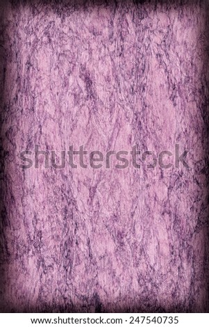 Photograph of Recycle Purple Striped Pastel Paper, coarse grain, bleached, mottled, vignette grunge texture sample.