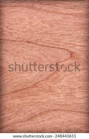 Cherry Wood Veneer Vignette Grunge Texture Sample