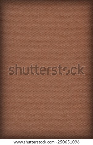 Photograph of Recycle Red Ocher Brownish Pastel Paper, coarse grain, vignette grunge texture sample.