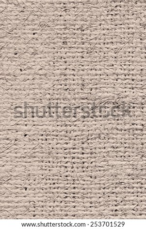 Photograph of  Artist Jute raw Canvas, unrefined, non caulked, unsealed, single Acrylic primed, extra coarse, grunge texture sample.