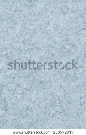 Photograph of Recycle Watercolor Paper, coarse grain, light Powder Blue, bleached, interspersed with delicate irregular linear pattern, grunge texture.