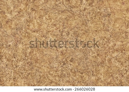 Photograph of Recycle Striped Ocher Pastel Paper, bleached, mottled, coarse grain, grunge texture sample.