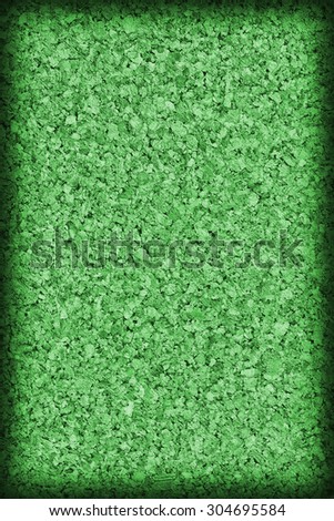 Cork Green Tile, with featured abstract decorative line and mesh pattern, coarse, vignette grunge texture.