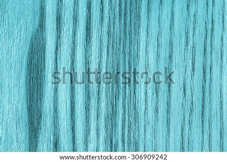 Oak Wood Bleached and Stained Cyan, Grunge Texture Sample.