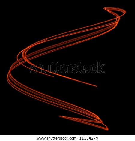 stock photo Orange Retro Racing Pinstripes abstract 