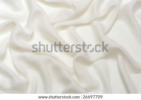 white textile