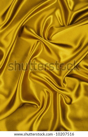 Gold silk, background, texture, color richness, glamour