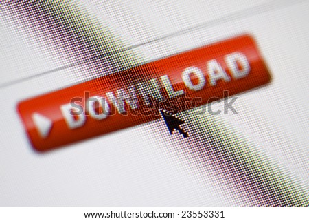 Button download and arrow, LCD monitor, macro