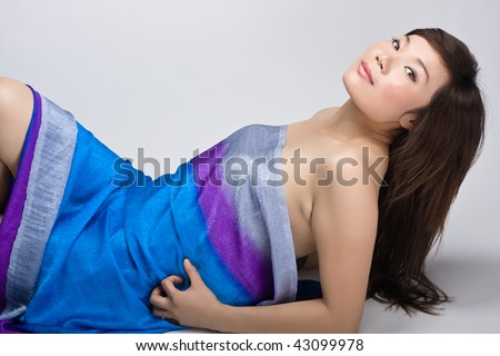 sexy chinese woman on back