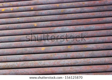 Backgrounds collection - Texture of scrap metal rusty water pipes