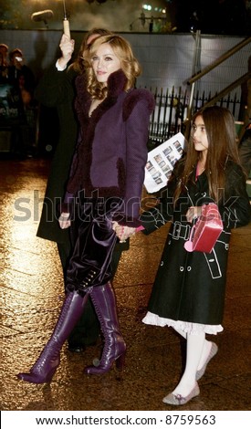 stock photo MADONNA and LOURDES MARIA CICCONE LEON'Harry Potter And The