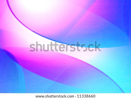 pink and aqua blue curved background