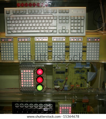 A computer terminal from the 1970s