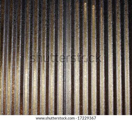 Reflective corrugated Iron texture