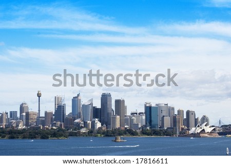 A view of Sydney from the leafy North Shore