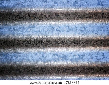 close-up corrugated iron texture metal